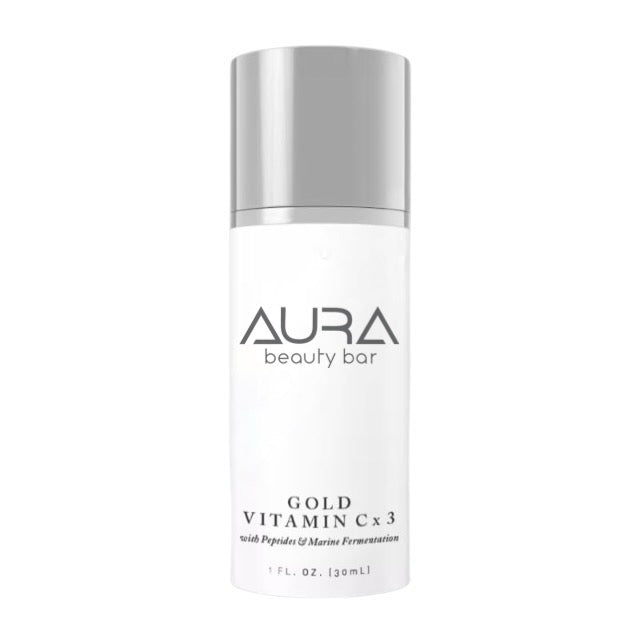 Gold Vitamin C x3 Serum Aura Beauty Bar Gold Vitamin C x3 Serum Aura Beauty Bar