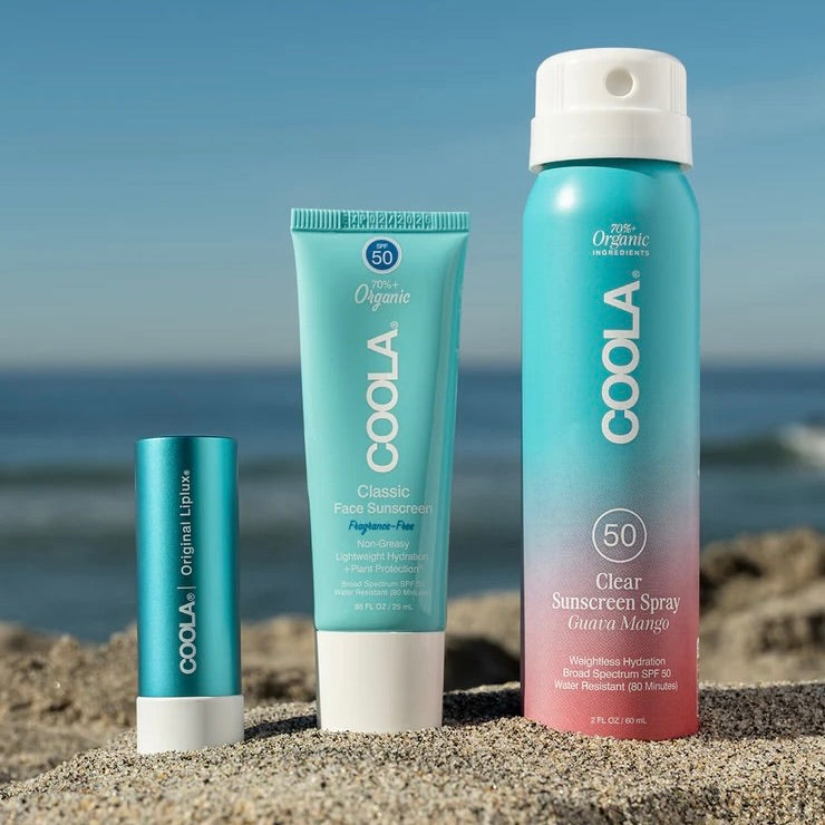 Coola Classic Organic SPF 3 Piece Travel Set