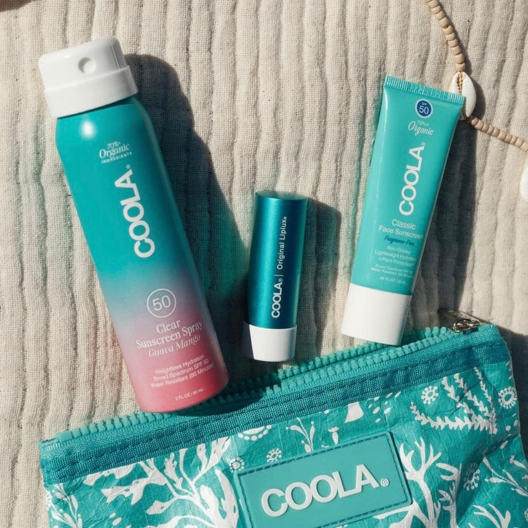 Coola Classic Organic SPF 3 Piece Travel Set