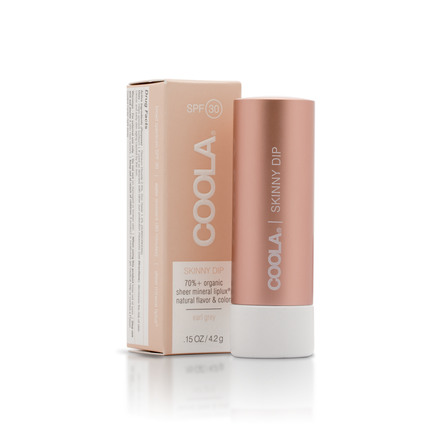 COOLA Mineral Liplux Tinted Lip Balm Sunscreen SPF 30