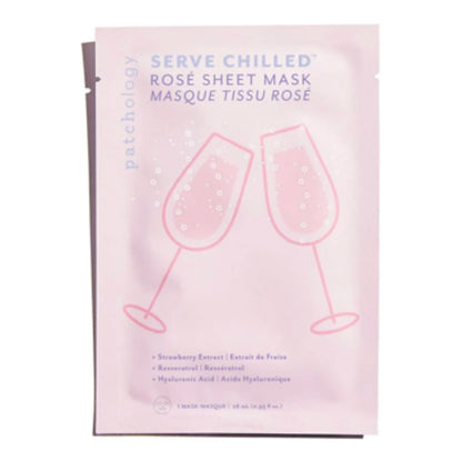 Serve Chilled ROSÉ SHEET MASK - single mask