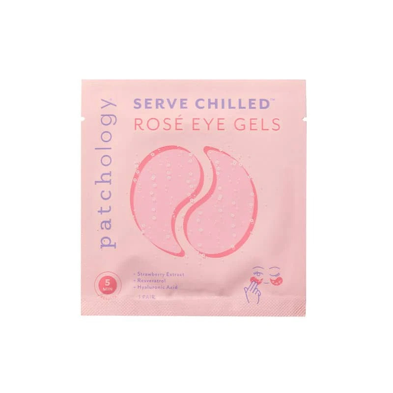 Patchology Serve Chilled ROSÉ EYE GELS -  Box of 5