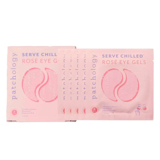 Patchology Serve Chilled ROSÉ EYE GELS -  Box of 5
