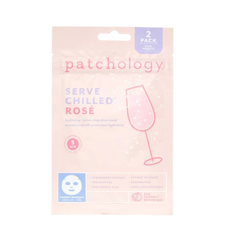 Patchology Serve Chilled ROSÉ SHEET MASK - 2 pack