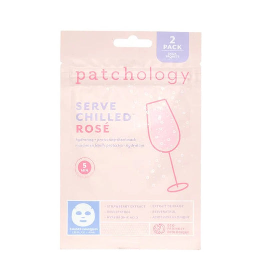 Patchology Serve Chilled ROSÉ SHEET MASK - 2 pack