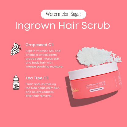 Bushbalm Ingrown Hair Exfoliating Scrub  - Watermelon Sugar