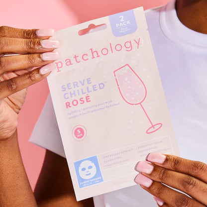 Patchology Serve Chilled ROSÉ SHEET MASK - 2 pack