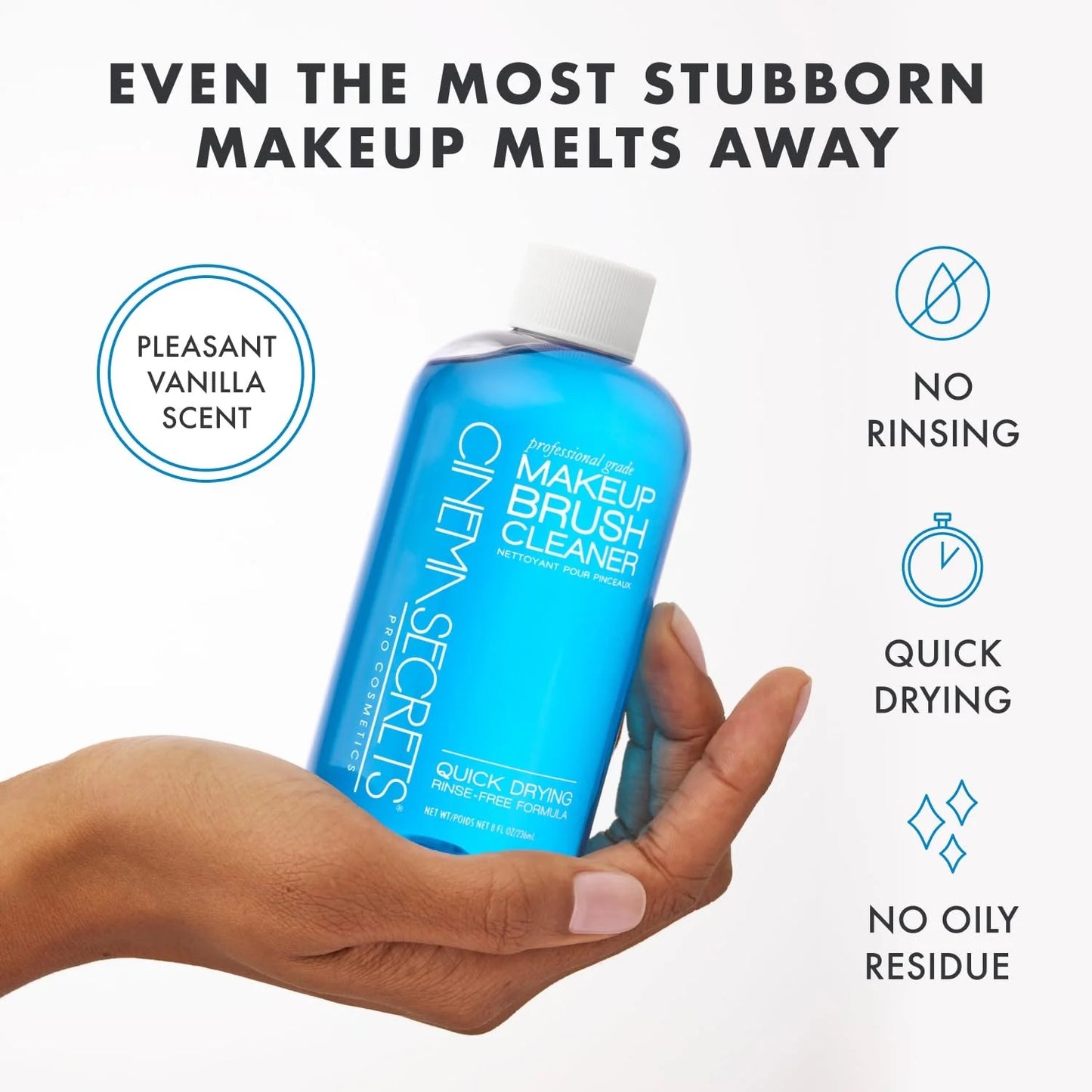 Cinema Secret Makeup Brush Cleaner, 2oz Spray