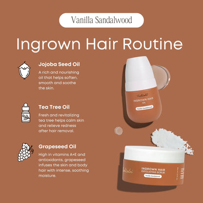 Bushbalm Ingrown Hair Oil - Vanilla Sandalwood