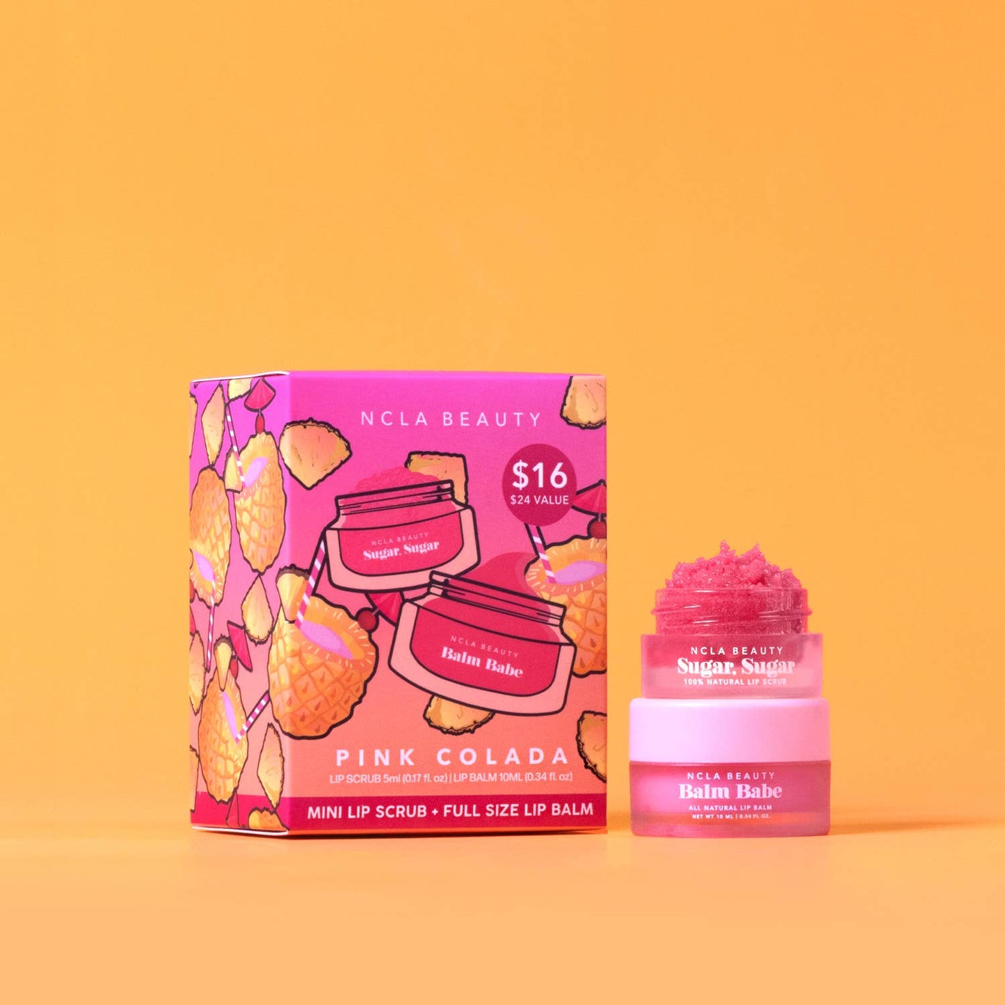 NCLA Pink Colada Lip Care Set