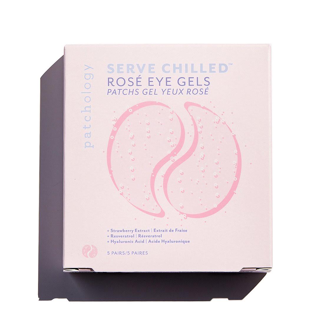 Patchology Serve Chilled ROSÉ EYE GELS -  Box of 5