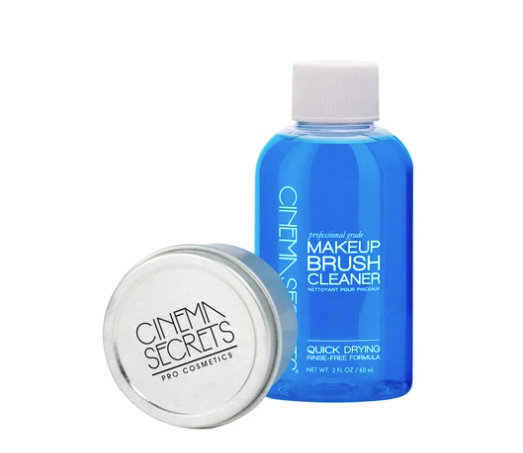 Cinemas Secret Makeup Brush Cleaner Pro Starter Mini Kit, 2oz (With Tin)